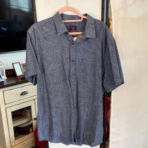 UNTUCKit Men's Navy Patterned Button Down Shirt